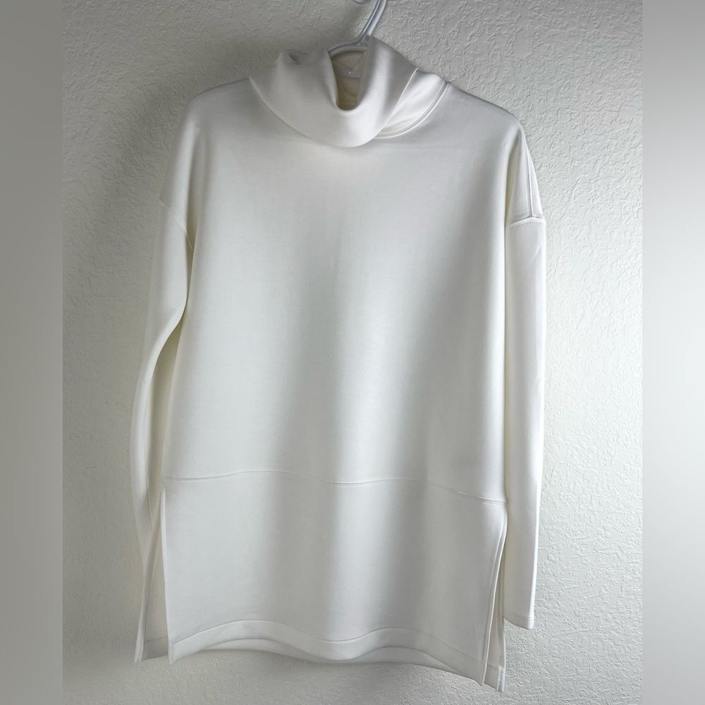 SPANX White Cowl Neck Tunic Sweater - Picture 5 of 15